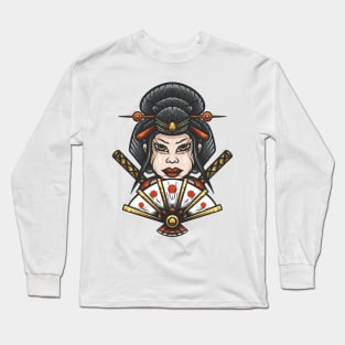 Beauty of Geisha Long Sleeve T-Shirt